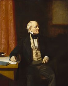 A portrait of Commander Francis Beaufort