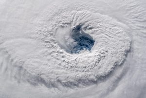 Eye of Hurricane Florence